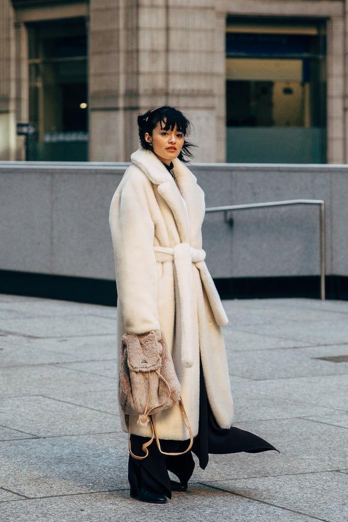 Long rabbit fur mink fur coat padded autumn and winter coat