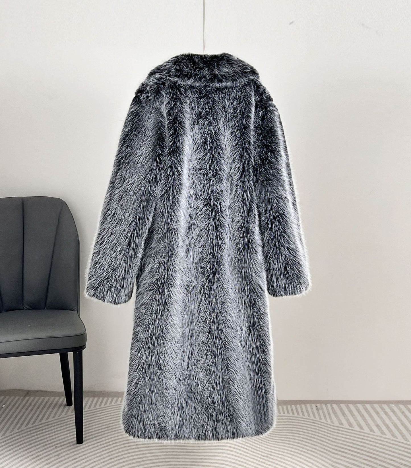 Extended fur suit collar coat coat best selling fur coat