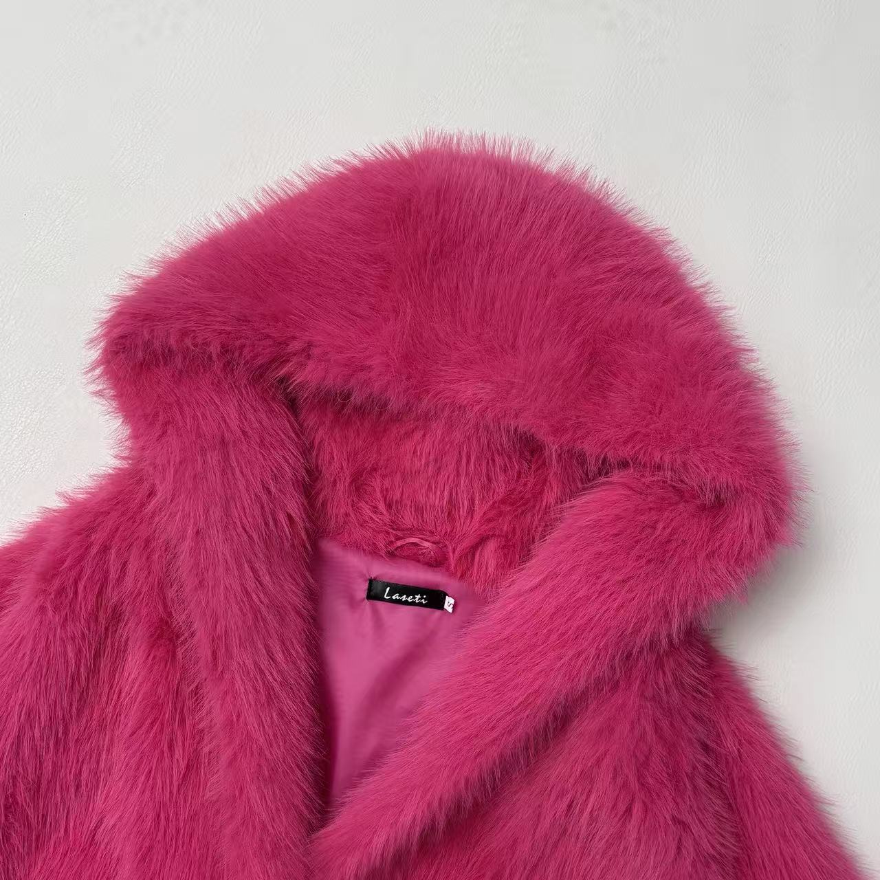 New fried street environmental protection fur fox hooded coat female Korean version of high sense.